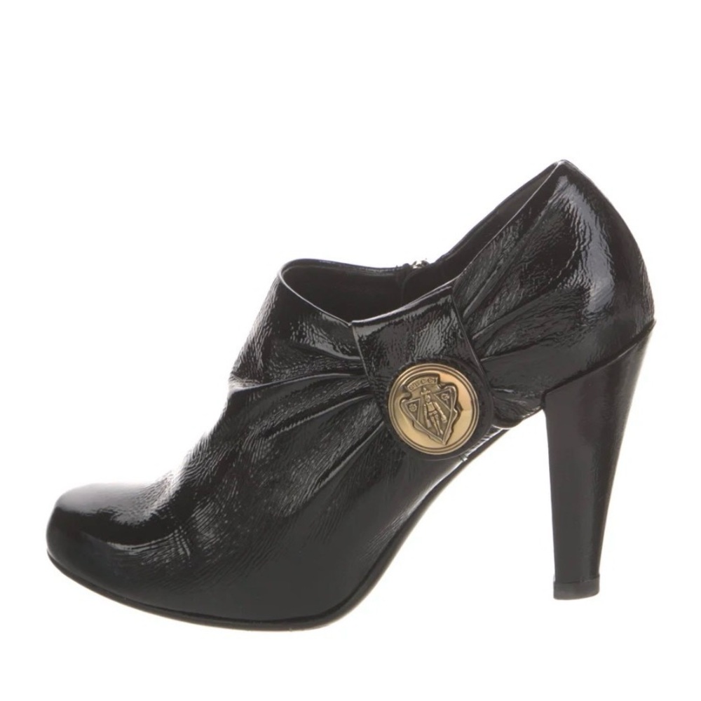 Gucci Hysteria leather ankle boots